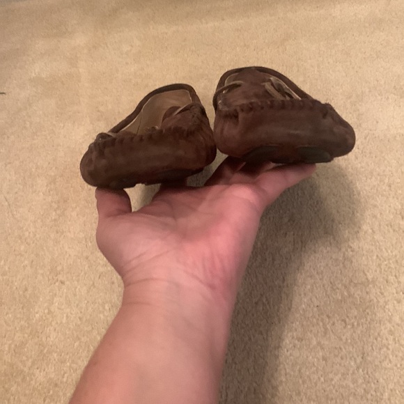 UGG moccasins , brown/ chocolate , great condition - Picture 6 of 8